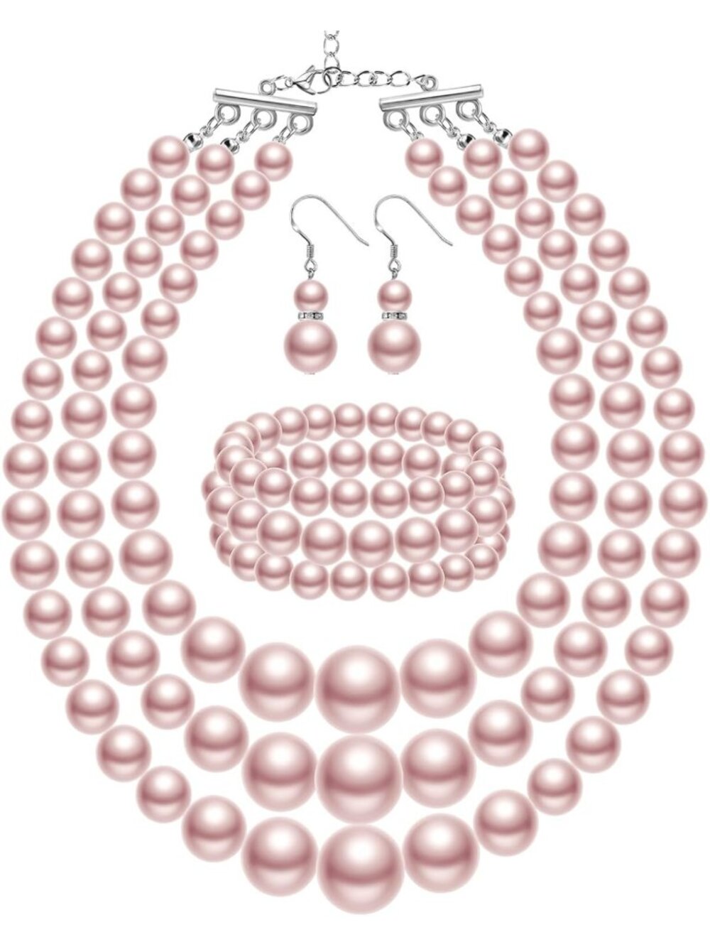 Elegant Pearl Jewelry Set for Women - Perfect Gift for 20s, Chic Accessories